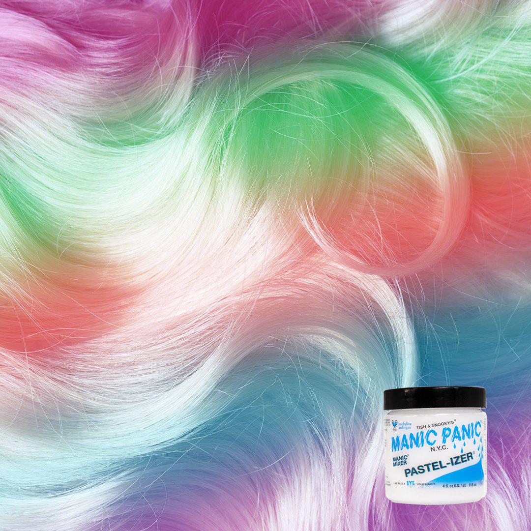 Manic® Mixer/Pastel-izer®, manic panic pastelizer, manic mixer, make any color pastel, conditioner, color mask, color mixer, mix, dilluter, diluter, pastelizzer, dilute color, conditioning base,