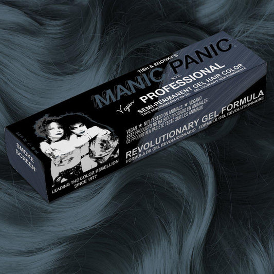 Smoke Screen® - Professional Gel Semi-Permanent Hair Colo- smoke gray, smoky color, smoky hair, smoky pastelizer, slate gray, grey, silver hair
