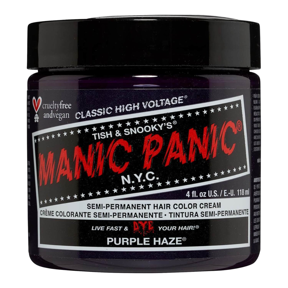 Manic Panic Classic High Voltage Semi Permanent Hair Colour Purple Haze 236ml
