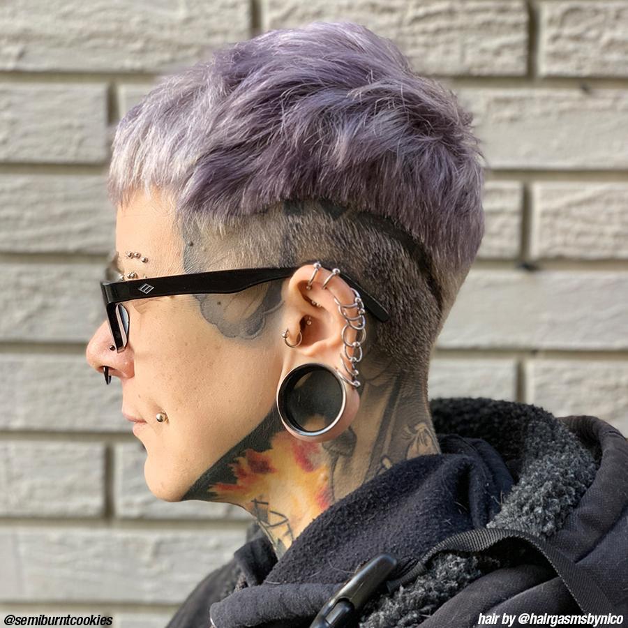 Dark Star™ - Classic High Voltage® - gray, grey, silver, icey, metallic, smokey, smoky, smoke, gunmetal, steel grey, steel gray, dark gray, dark grey, deep gray, deep grey, semi permanent hair color, hair dye, @hairgasmsbynico