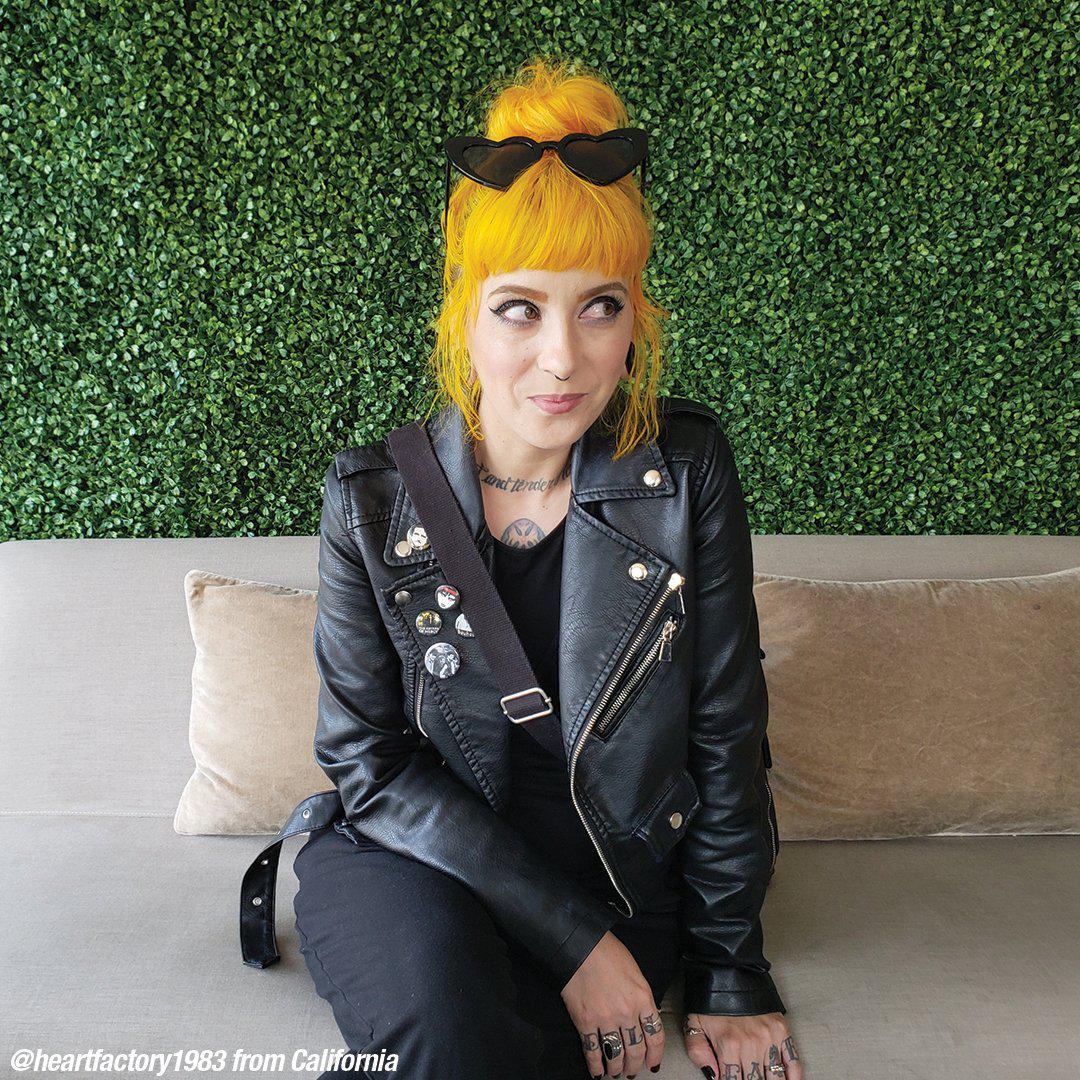 Sunshine™ - Classic High Voltage® - Tish & Snooky's Manic Panic, sunflower yellow, yellow, dandelion yellow, warm yellow, warm toned yellow, yellie, semi permanent hair color, hair dye, @heartfactory1983