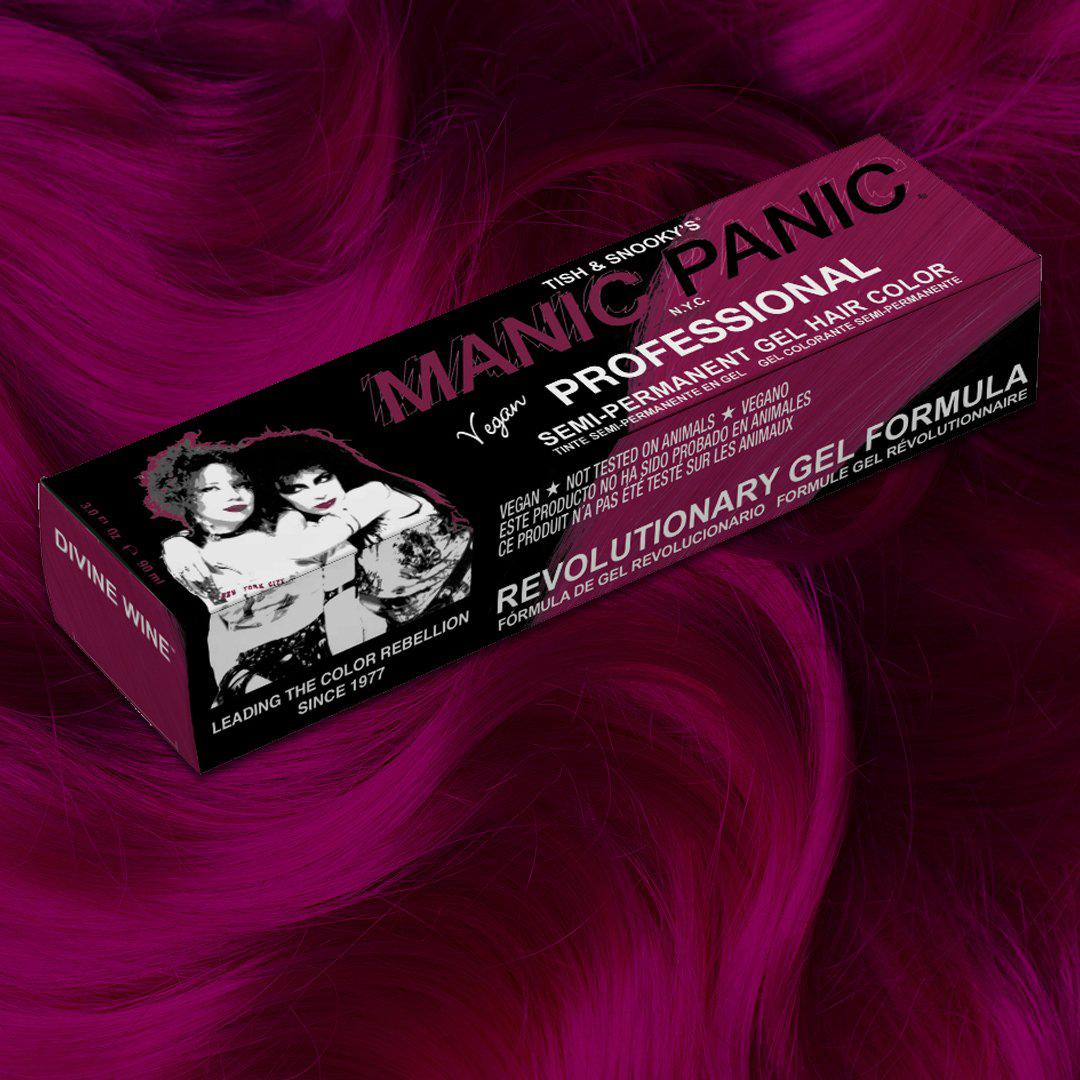 Divine Wine® - Professional Gel Semi-Permanent Hair Color - Wine Red, Burgundy Hair, Red Hair, Berry Red, Maroon