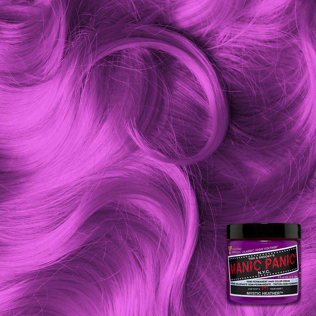 Mystic Heather™ - Classic High Voltage® - Tish & Snooky's Manic Panic, orchid dye with warm pink undertones, orchid, orchid violet, pink purple, pink violet, pinkish purple, warm purple, warm violet, pink toned purple, warm purple, warm violet, semi permanent hair color, hair dye